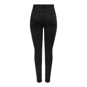 Calças de ganga skinny de cintura alta para mulher Only Rose image-3