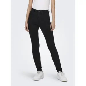 Calças de ganga skinny de cintura alta para mulher Only Rose image-2