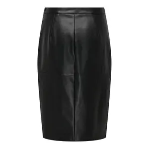 Falda de cuero sintético para mujer Only Oline image-2