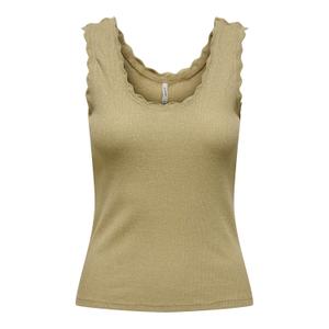 15318185-4451355-camiseta-de-tirantes-mujer-only-carla-brillo-dorado-caqui-palido