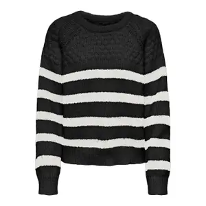 Pull à rayures avec col rond femme Only Billie image-0