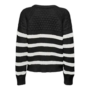 Pull à rayures avec col rond femme Only Billie image-1