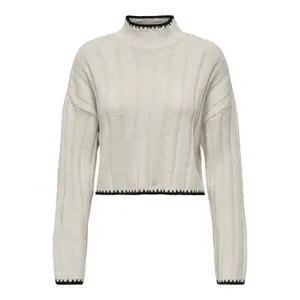 Pull à col roulé femme Only Chick Stitch image-0