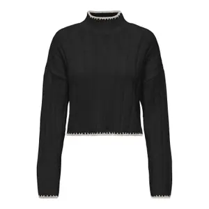 Pull à col roulé femme Only Chick Stitch image-0