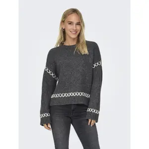 Women's round neck sweater Only Amanda image-1