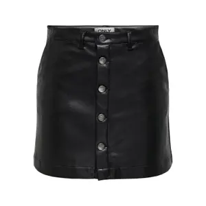 High-waisted leather skirt for women Only Amazing-Liora image-0
