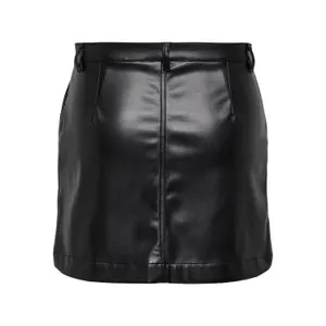 High-waisted leather skirt for women Only Amazing-Liora image-2