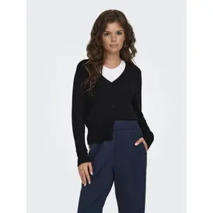 Cardigan de gola V para mulher Only Venice Life image-1