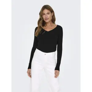 Bluzka damska z dekoltem w serek Only Venice image-1