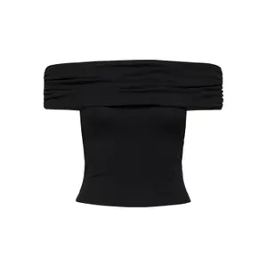 Dames-T-shirt off-the-shoulder Only Livelove image-0