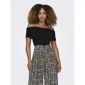 Dames-T-shirt off-the-shoulder Only Livelove image-2