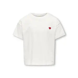 Girl's T-shirt Only kids Maiken Life Cropheart image-0