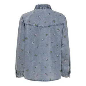 Camisa de ganga para mulher Only Vera image-1