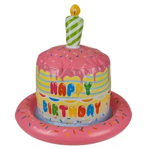 Inflatable hat birthday cake for kids OOTB image-0
