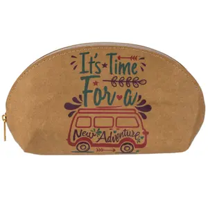 Pressed cardboard toiletry bag with child's phrase OOTB image-1