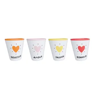 Herz-Liebe Becher Opjet (x4) image-0