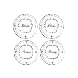Plato de postre besos Opjet (x4) image-0