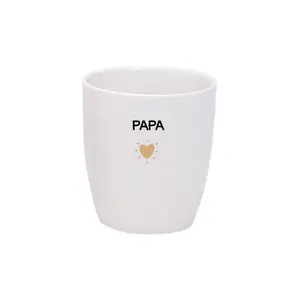Beker boodschap Papa Opjet