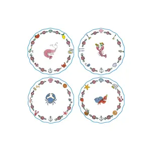 Piatto dessert crostaceo Opjet (x4) image-0