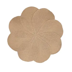 Juego de mesa redondo de yute Opjet image-0