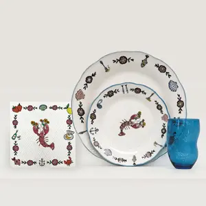Papieren servet met schelpdierenmotief Opjet (x20) image-1