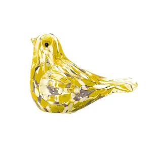 Oggetto decorativo LED in vetro a forma di uccello maculato Opjet image-0