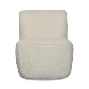 Eve curly fabric armchair Opjet image-0