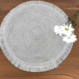 Tischset rund Fransen Opjet image-1