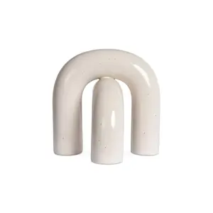 Speckled ceramic decorative object Opjet Jump image-0