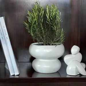 Decorative object ceramic bowl organic Opjet image-2