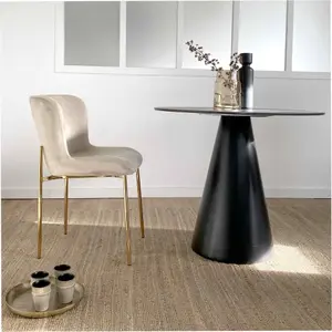 Velvet chair Opjet Rosem image-3