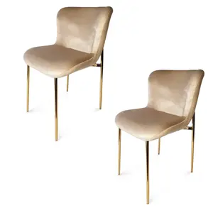 Velvet chair Opjet Rosem image-1