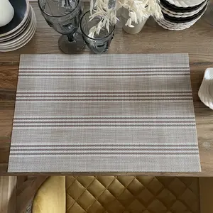 Set da tavola in pvc a righe Opjet image-1