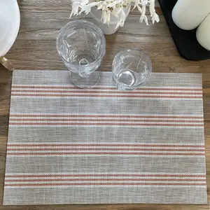 Set da tavola in pvc a righe Opjet image-1