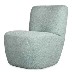 Eve curly fabric armchair Opjet image-0