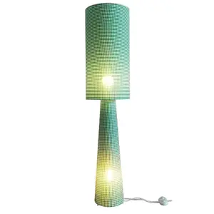Checked floor lamp Opjet Saturne image-1