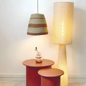 Checked floor lamp Opjet Saturne image-2