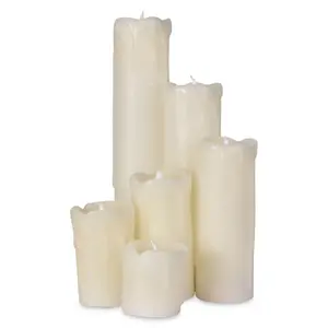 Bougies LED cire naturelle fondue Opjet (x6) image-0