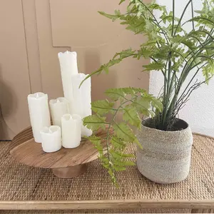 Bougies LED cire naturelle fondue Opjet (x6) image-2