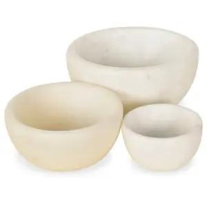 Uppsättning minifat i marmor Opjet (x3) image-1