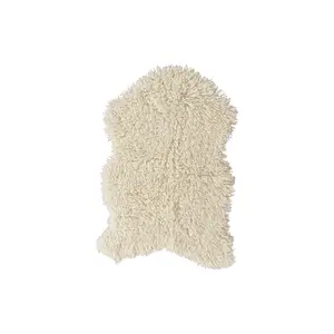 Faux fur curly animal skin rug Opjet Octave image-0