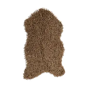 Teppich aus Tierhaut Kunstpelz gelockt Opjet image-0