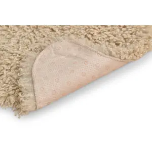 Faux fur curly animal skin rug Opjet Octave image-2