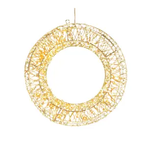Decorative luminous wreath Opjet image-0