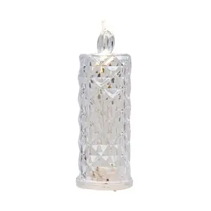 Decorative object faceted led candle Opjet image-0