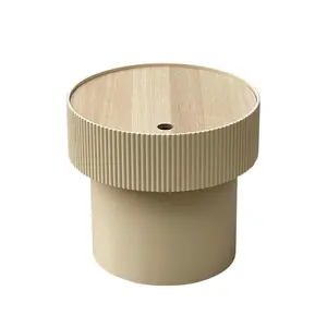 Table pour bout de canapé strié Opjet image-0