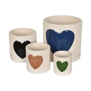 Set di barattoli a righe Opjet (x4) image-1