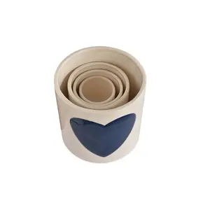 Set di barattoli a righe Opjet (x4) image-2