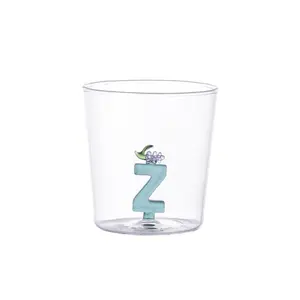 Glazen alfabet z druif Opjet image-0