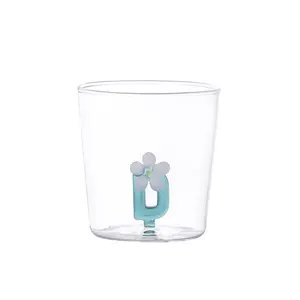 Glas Natur Alphabet d Blume Opjet image-0